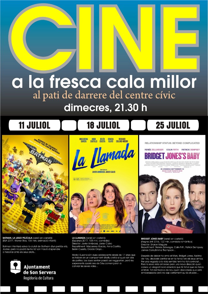 Cine al aire libre Cala Millor 2018