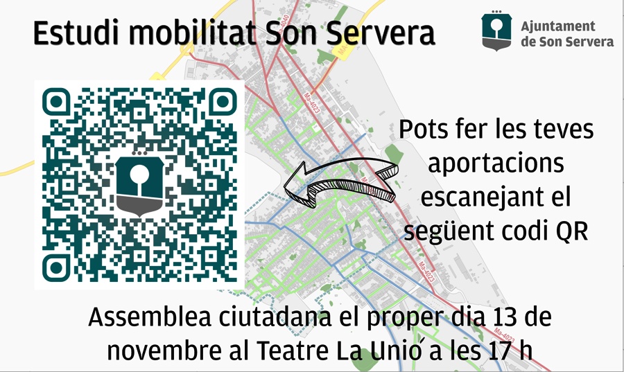 L'Ajuntament de Son Servera exposar als ciutadans la situaci actual de la mobilitat al municipi