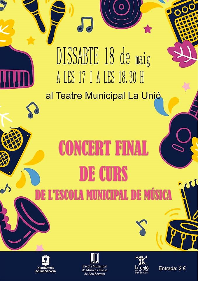Concert final de curs de l'Escola Municipal de Msica 2019