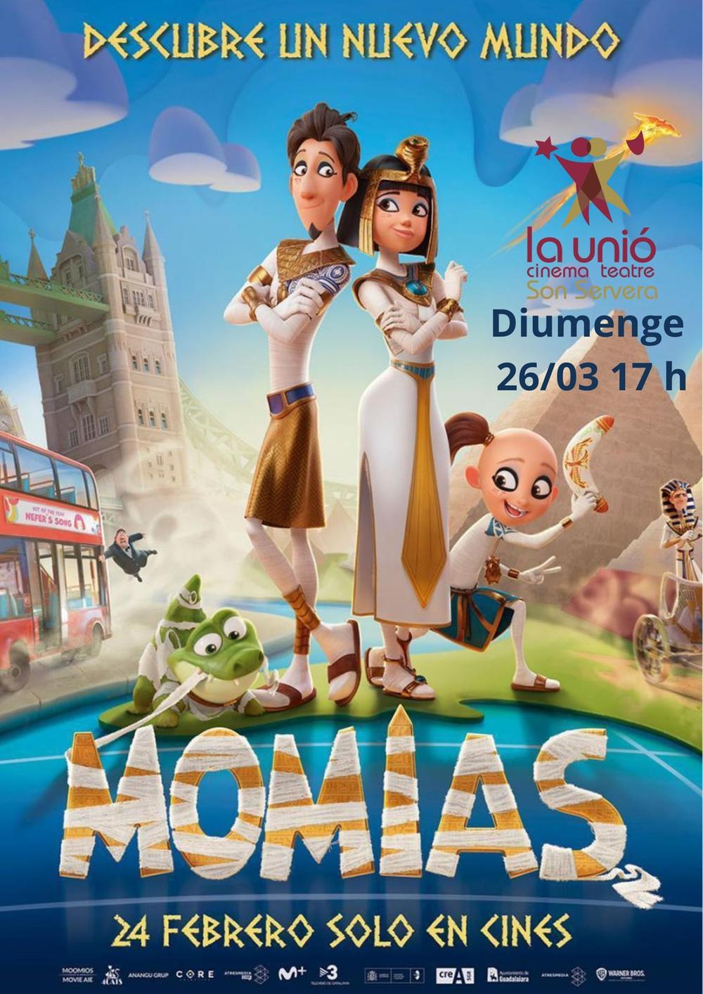 Cine familiar infantil: Momias