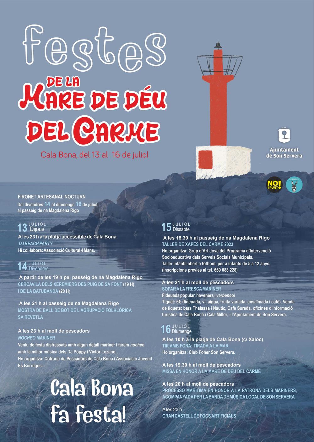 Festes de la Mare de Du del Carme de Cala Bona 2023