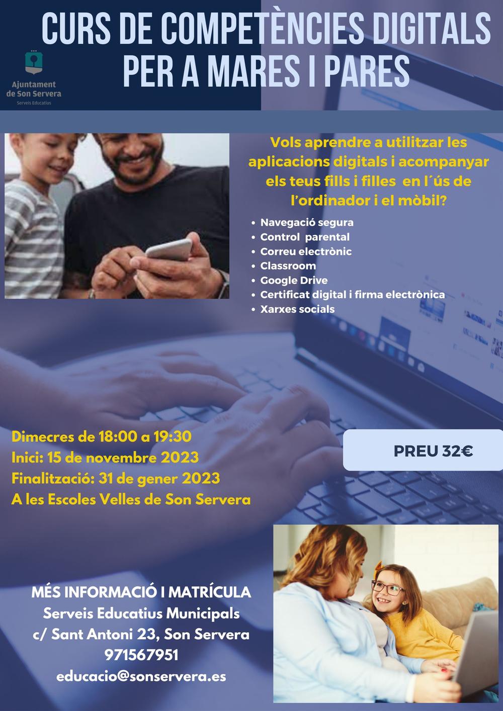Programa de competencias digitales para padres y madres