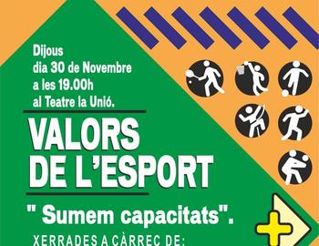 Xerrada: Valors de l'esport