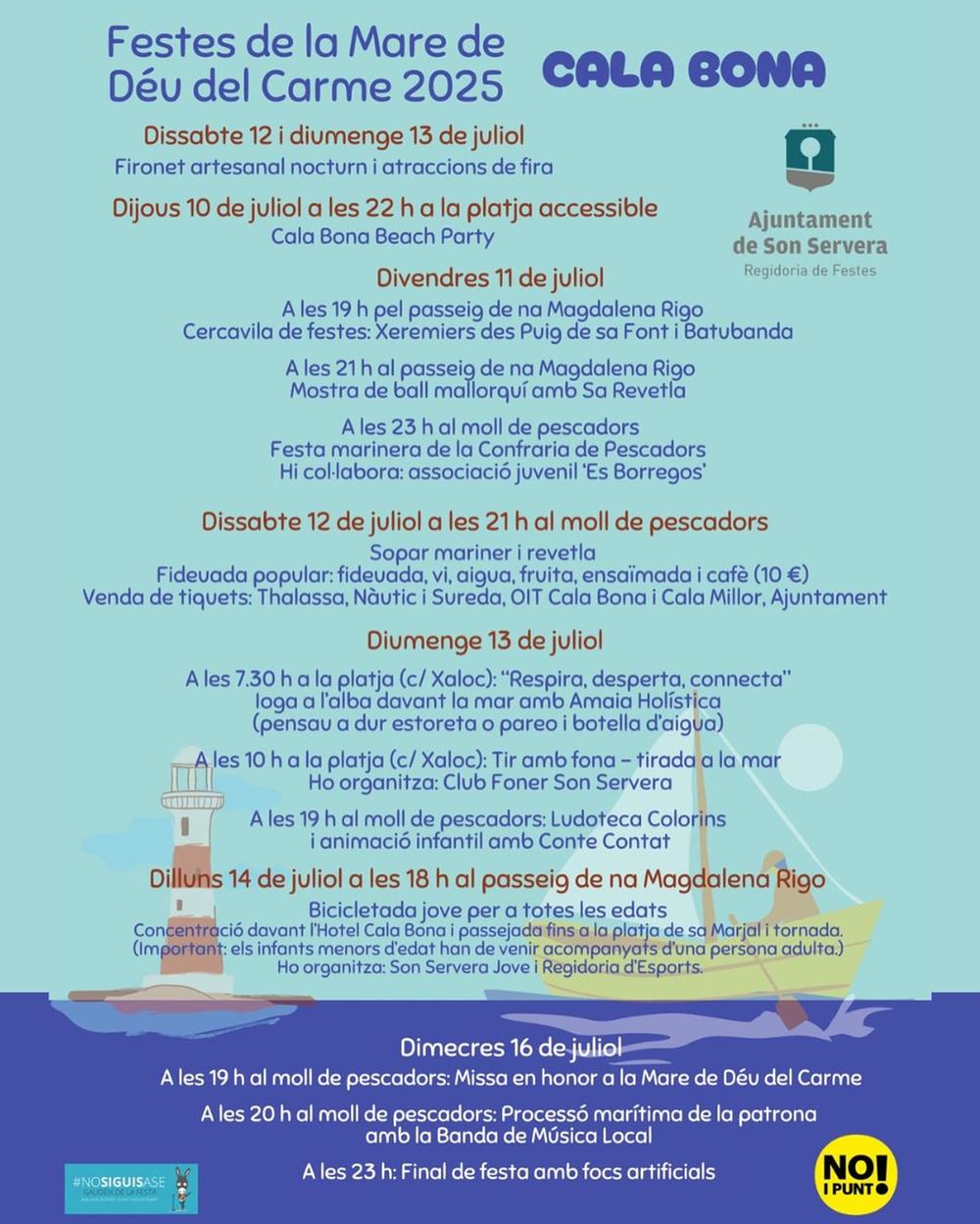 Fiestas de la Mare de D�u del Carme 2025
