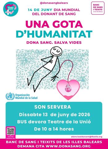 Dona sang. Dissabte 13 de juny