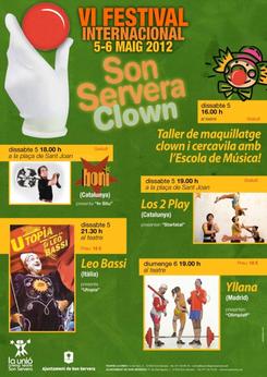 Cartel Son Servera Clown 2012