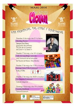 Cartel SonServeraClown 2014