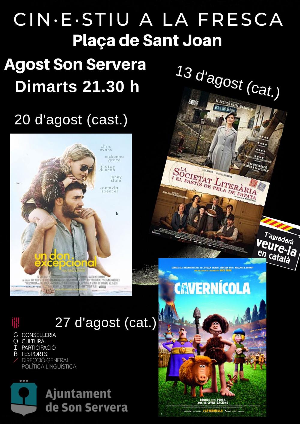 Cine al aire libre 2019 Son Servera