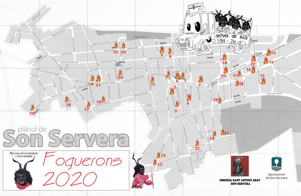 Foguerons Son Servera 2020