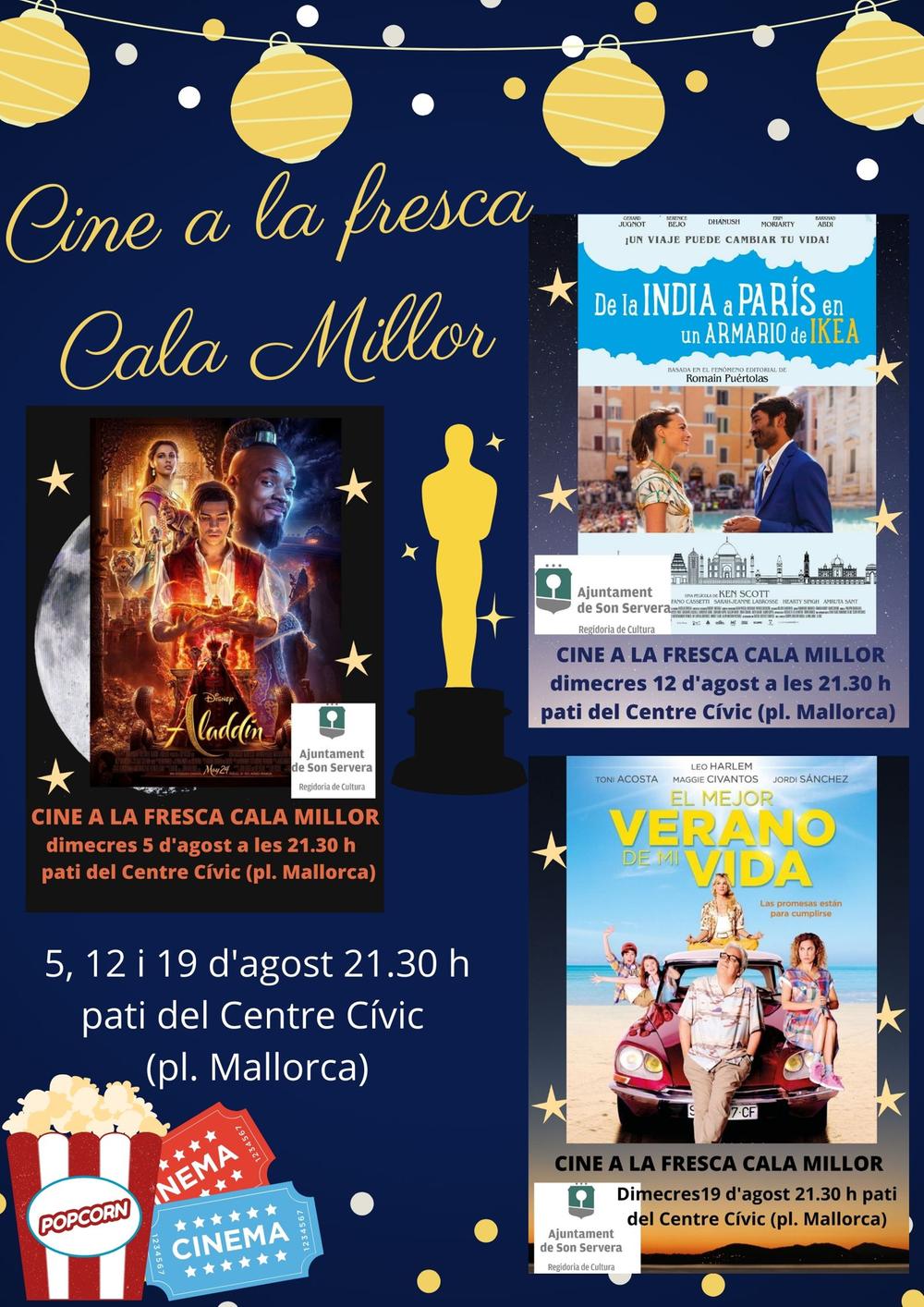 Cine a la fresca Cala Millor 2020