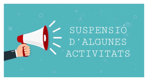 Suspensin preventiva de algunas actividades