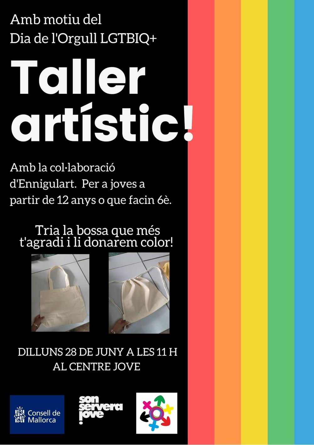 Taller artístic: Dia de l'Orgull LGTBIQ+