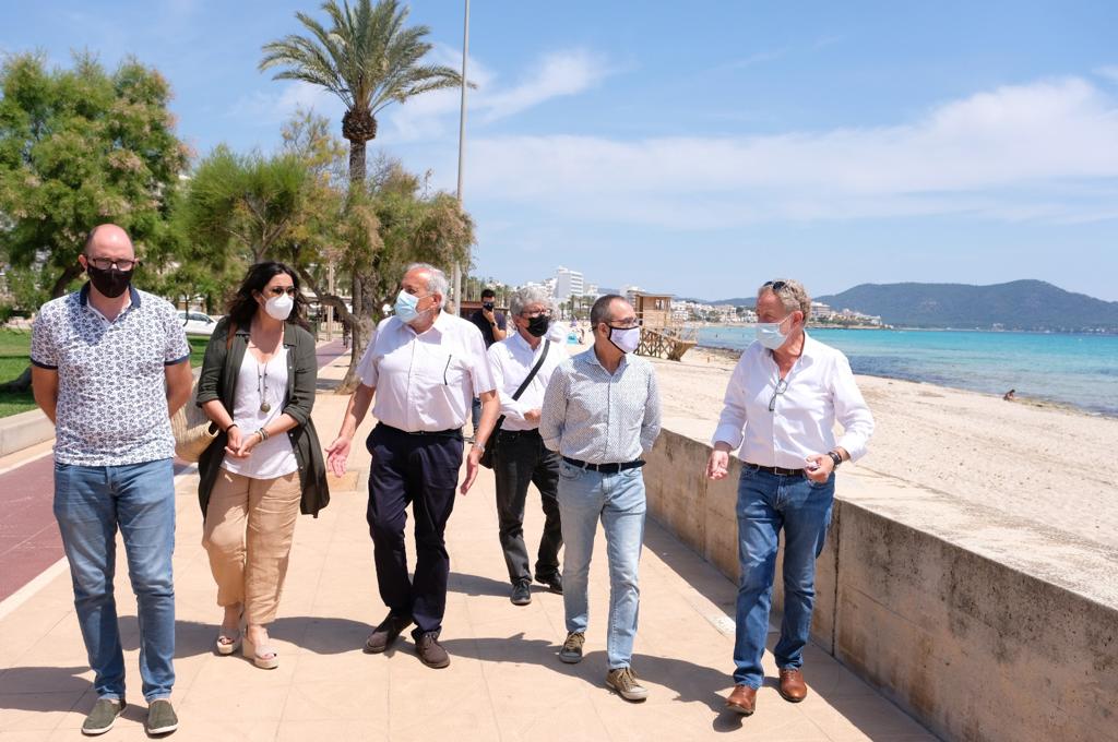 Vicepresidencia impulsa un proyecto piloto en la playa de Cala Millor que evaluará y propondrá medidas de adaptación ante el cambio climático