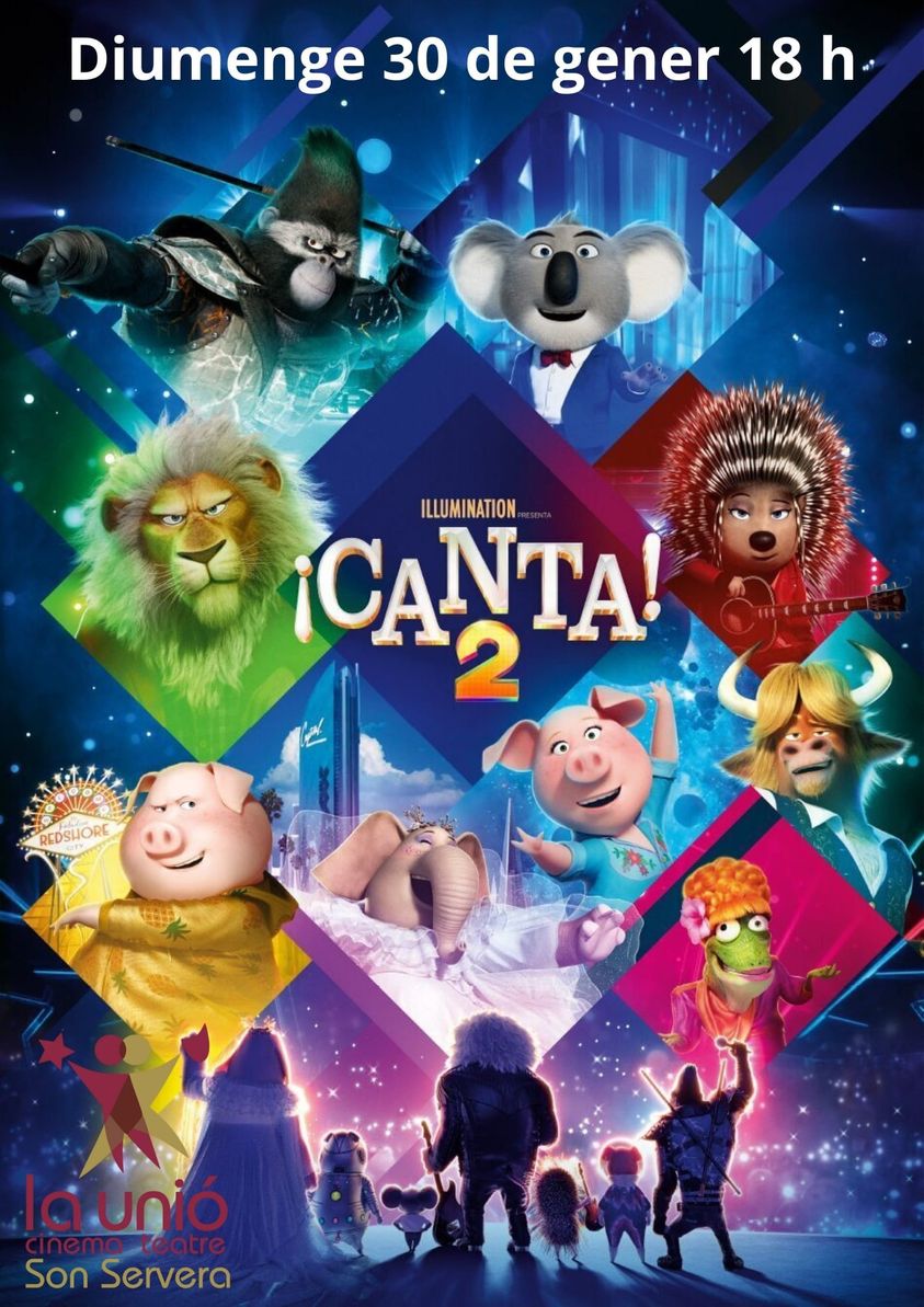 Cine infantil: Canta 2!