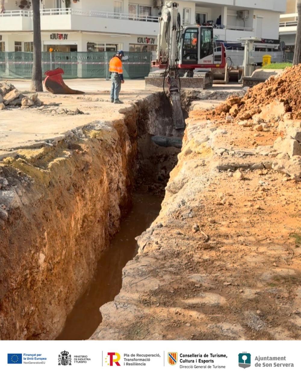 L'Ajuntament de Son Servera finalitza les obres de construcci� de sistemes urbans de drenatge sostenible a Cala Millor