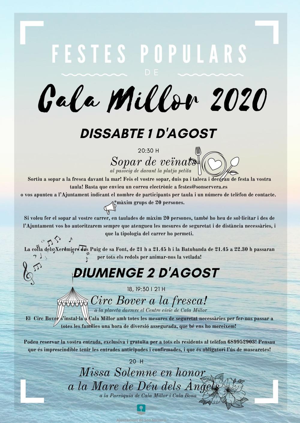 Fiestas populares de Cala Millor 2020